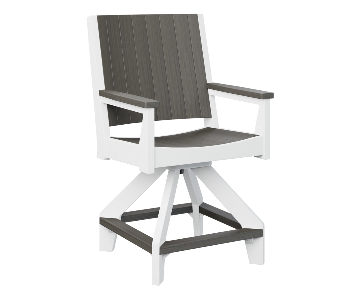 Berlin Gardens Mayhew Chat Swivel Counter Chair