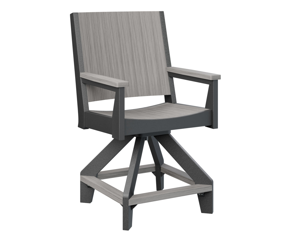 Berlin Gardens Mayhew Chat Swivel Counter Chair