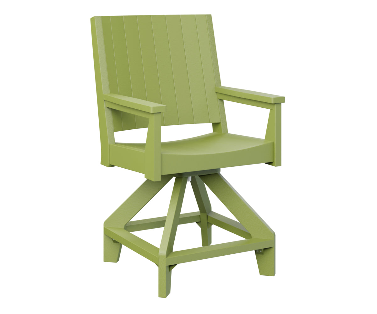 Berlin Gardens Mayhew Chat Swivel Counter Chair