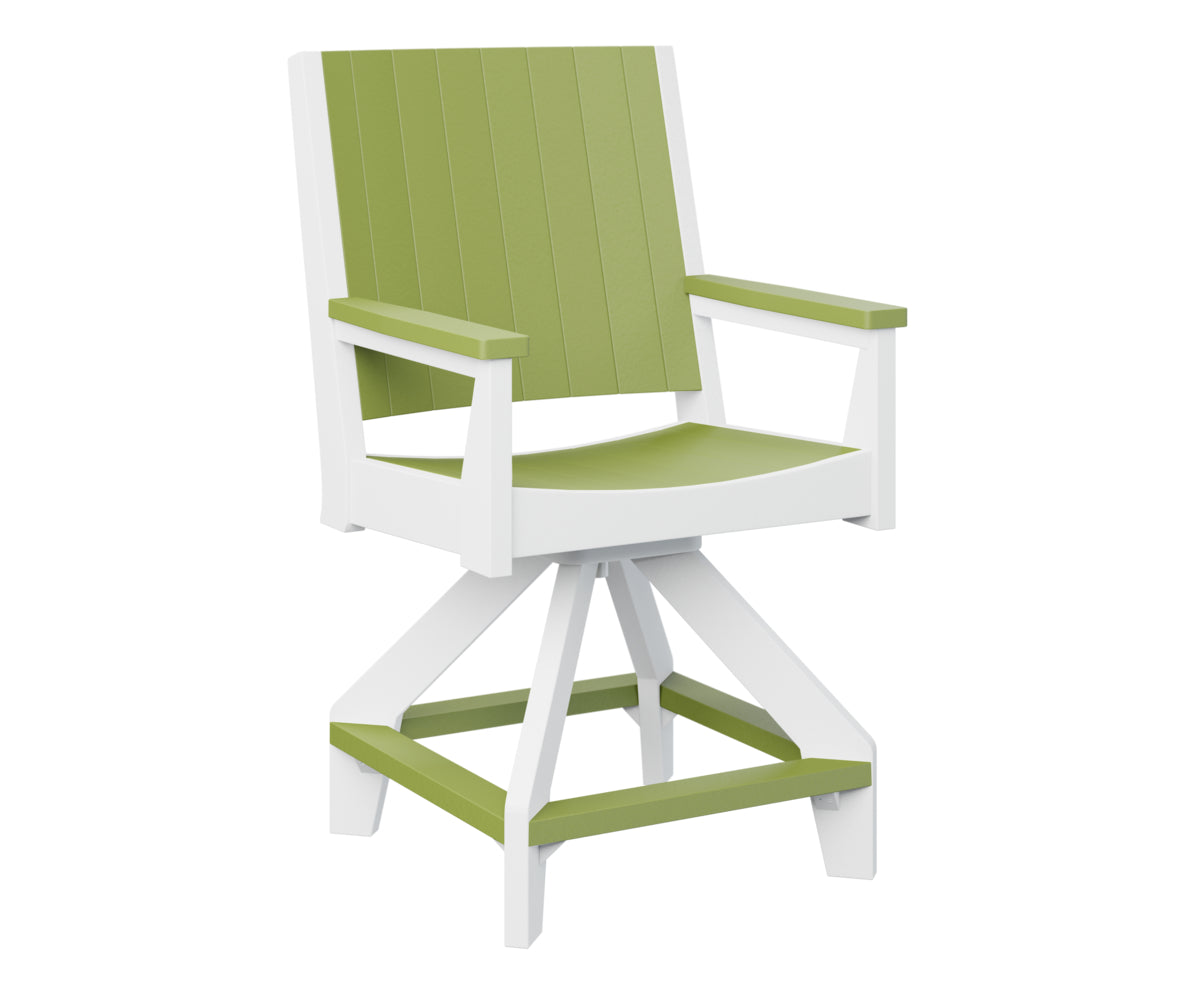 Berlin Gardens Mayhew Chat Swivel Counter Chair