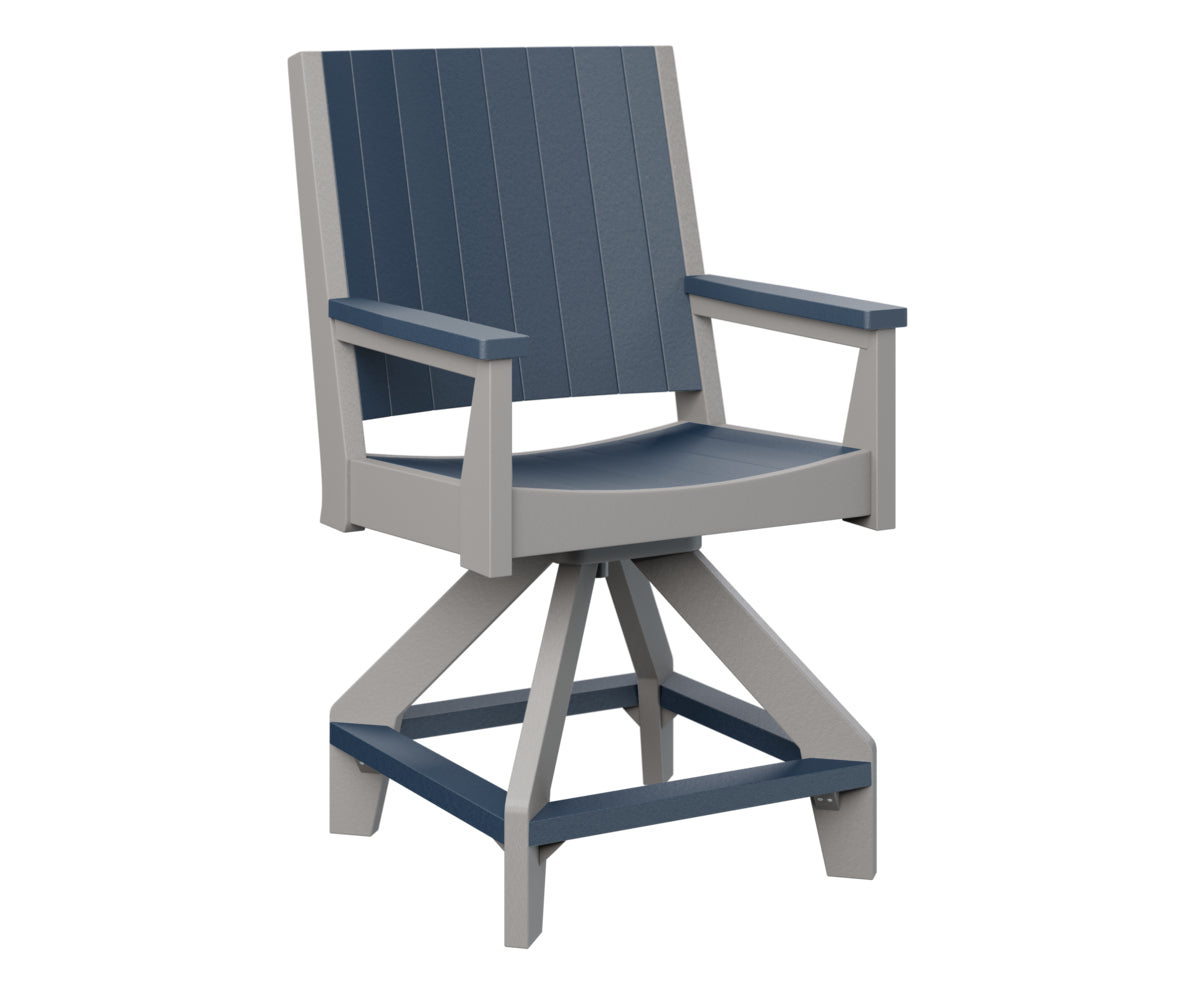Berlin Gardens Mayhew Chat Swivel Counter Chair