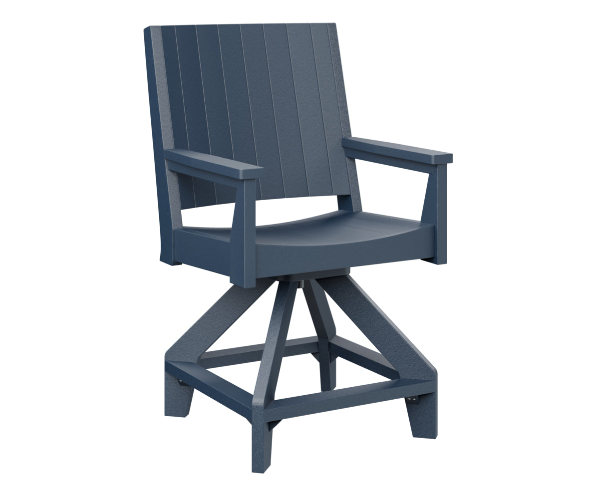 Berlin Gardens Mayhew Chat Swivel Counter Chair