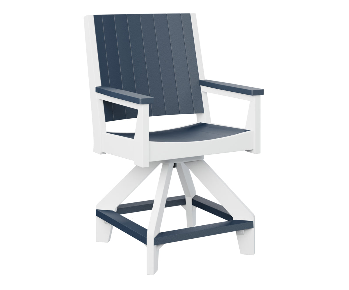 Berlin Gardens Mayhew Chat Swivel Counter Chair
