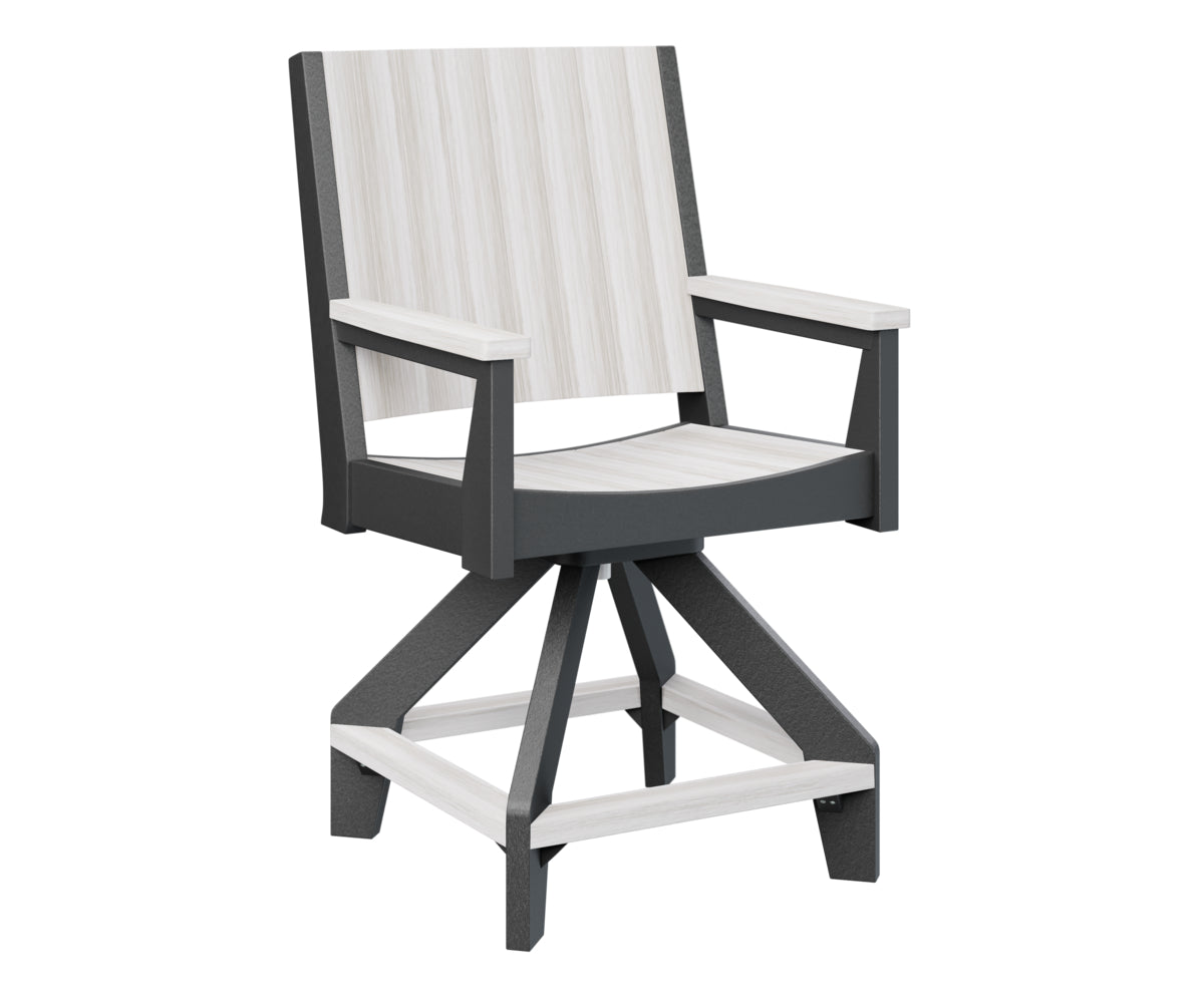Berlin Gardens Mayhew Chat Swivel Counter Chair