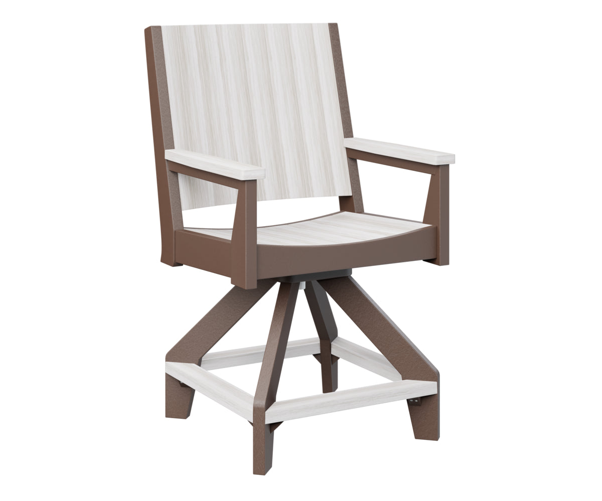 Berlin Gardens Mayhew Chat Swivel Counter Chair