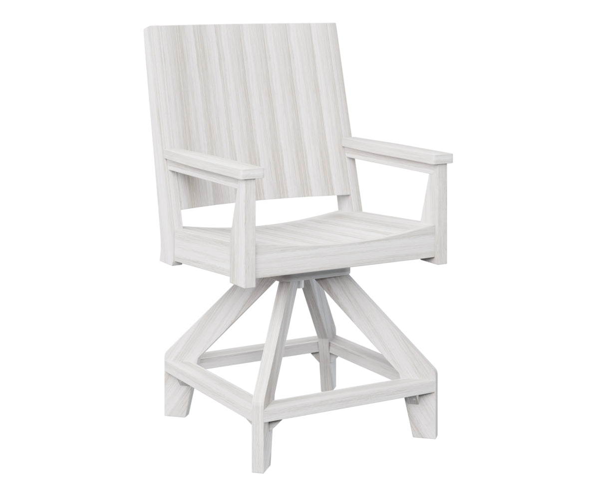 Berlin Gardens Mayhew Chat Swivel Counter Chair