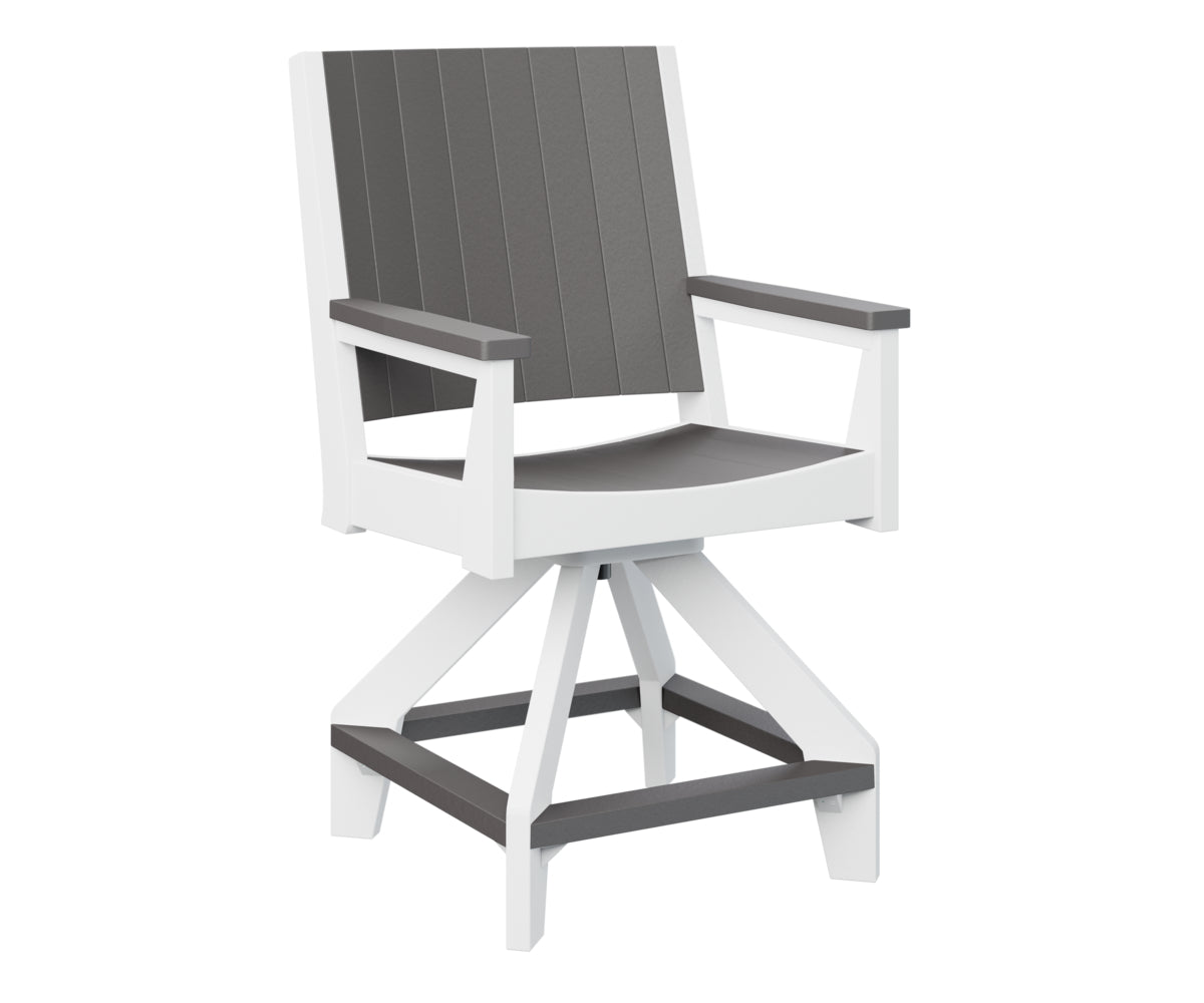 Berlin Gardens Mayhew Chat Swivel Counter Chair