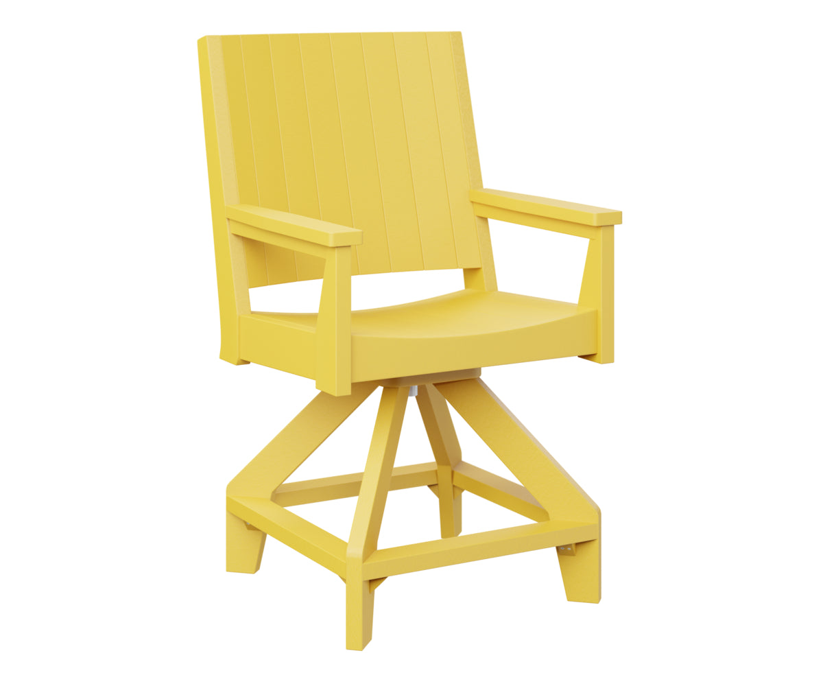 Berlin Gardens Mayhew Chat Swivel Counter Chair