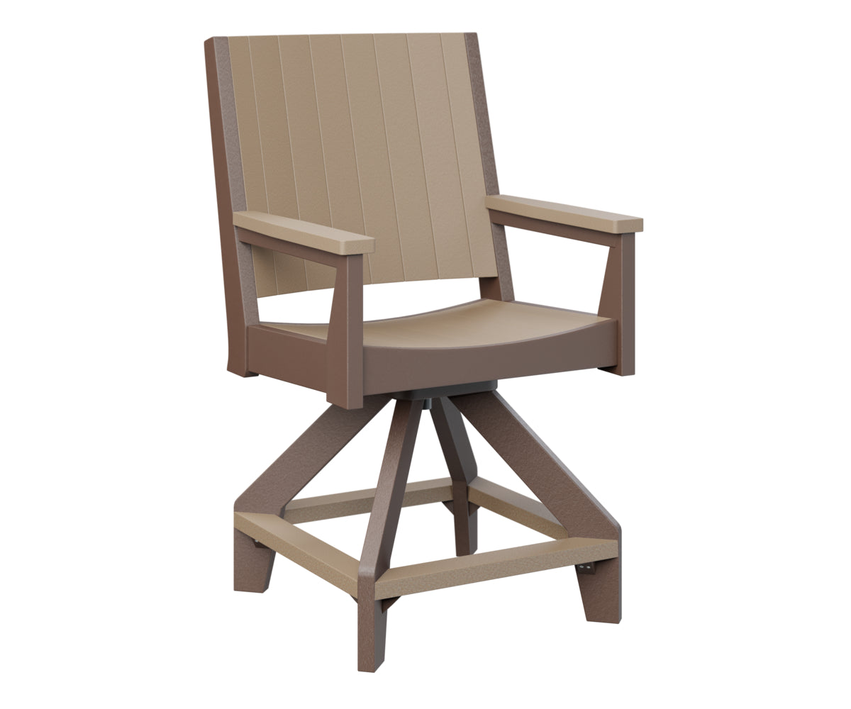Berlin Gardens Mayhew Chat Swivel Counter Chair