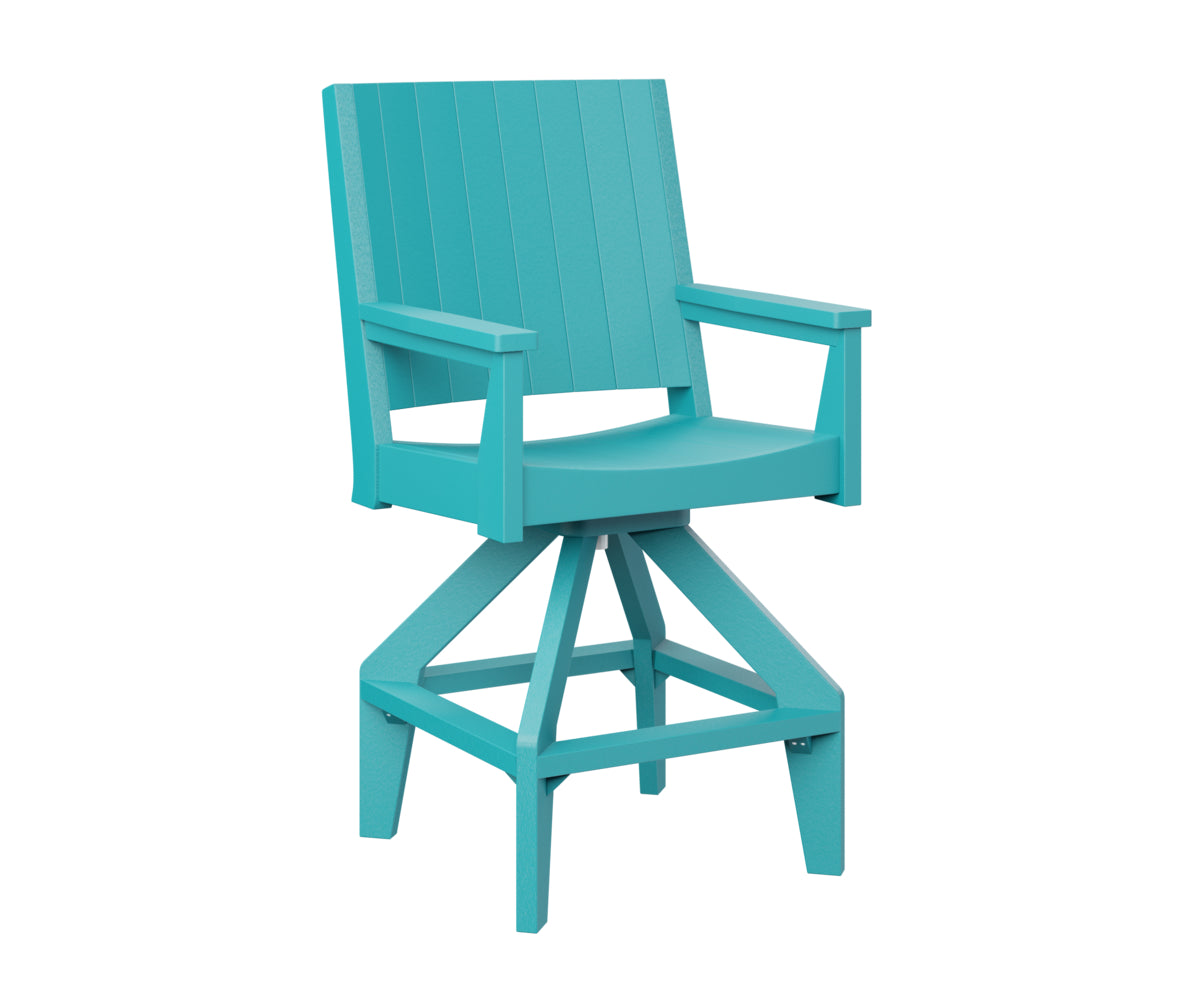 Berlin Gardens Mayhew Chat Swivel Bar Chair