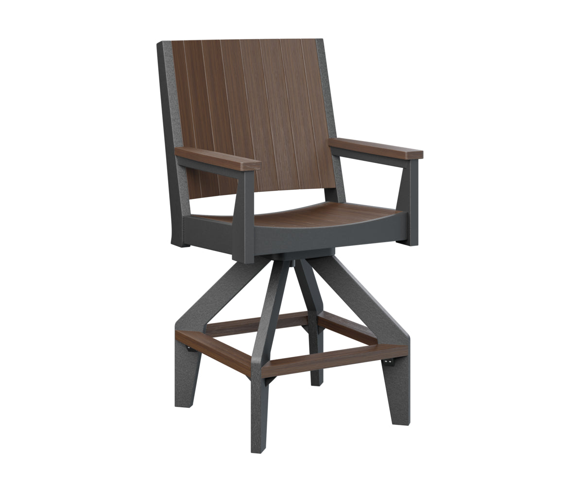 Berlin Gardens Mayhew Chat Swivel Bar Chair