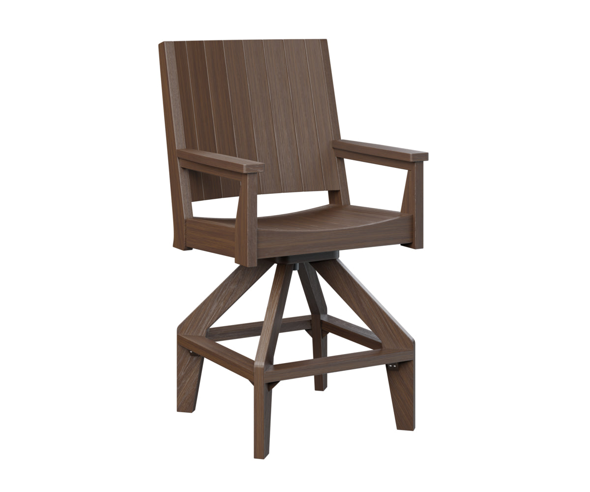 Berlin Gardens Mayhew Chat Swivel Bar Chair