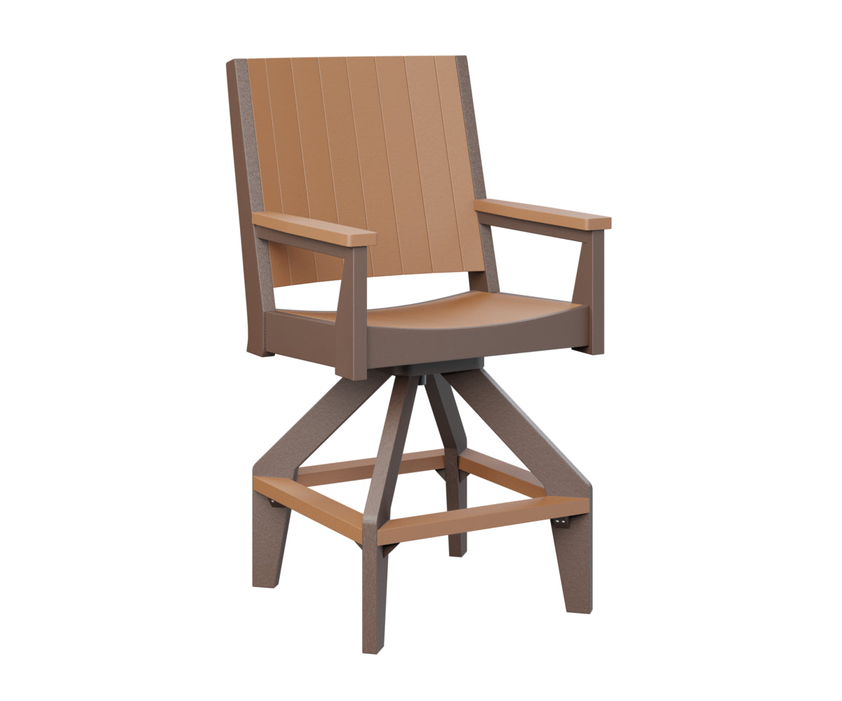 Berlin Gardens Mayhew Chat Swivel Bar Chair