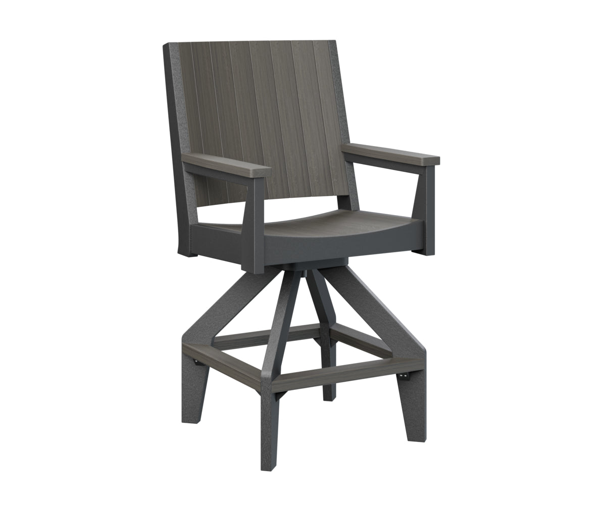 Berlin Gardens Mayhew Chat Swivel Bar Chair