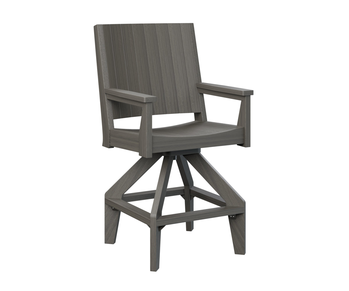 Berlin Gardens Mayhew Chat Swivel Bar Chair