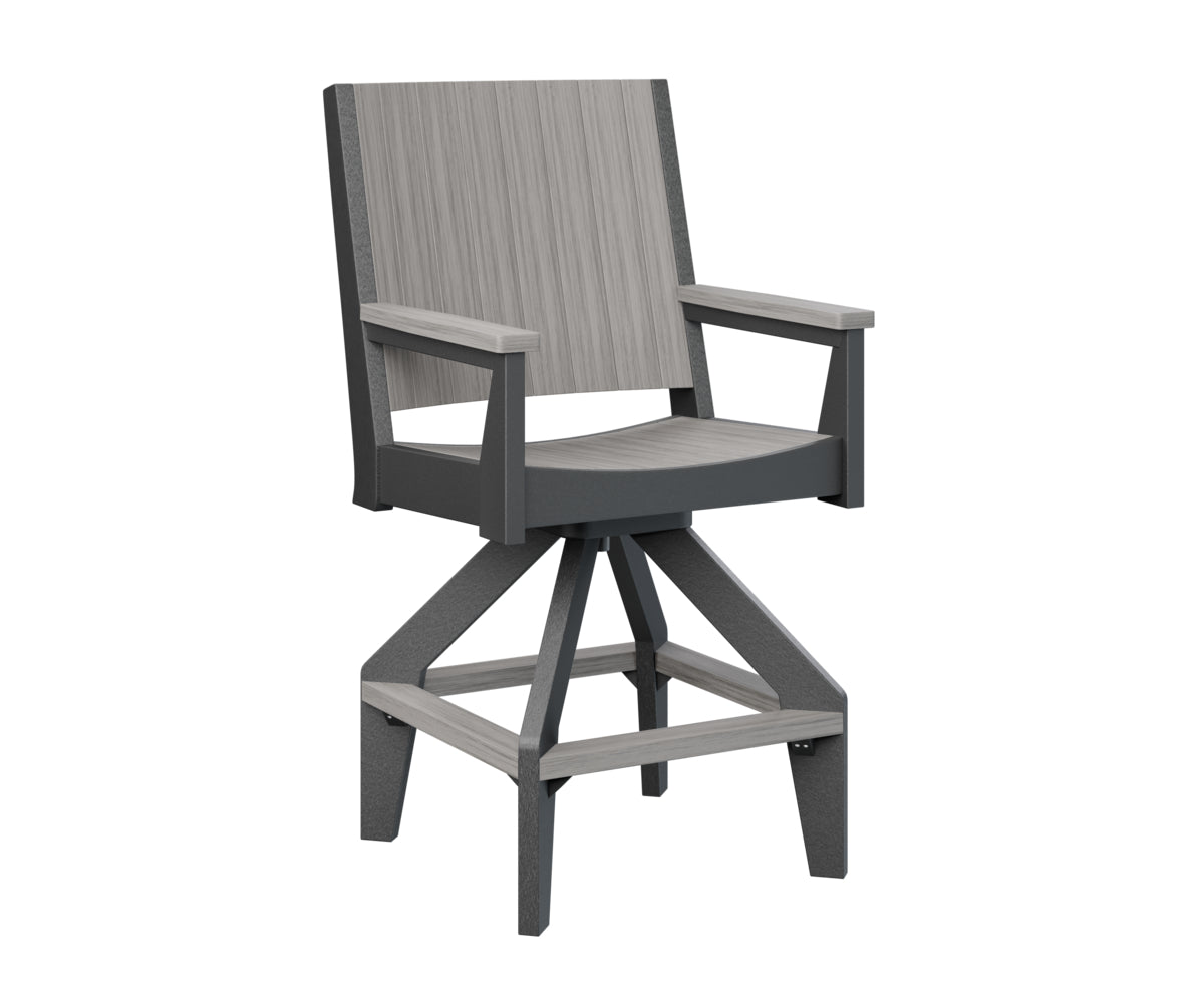 Berlin Gardens Mayhew Chat Swivel Bar Chair
