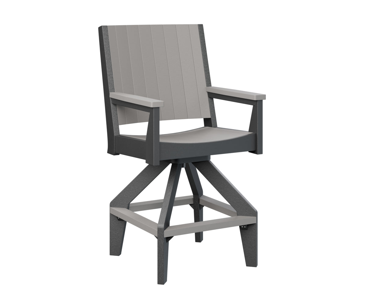 Berlin Gardens Mayhew Chat Swivel Bar Chair