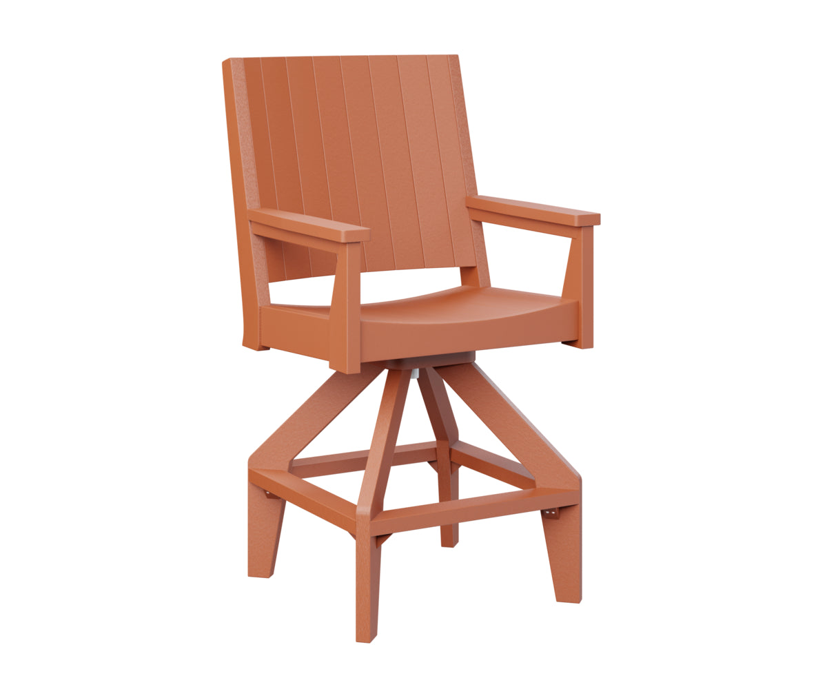 Berlin Gardens Mayhew Chat Swivel Bar Chair