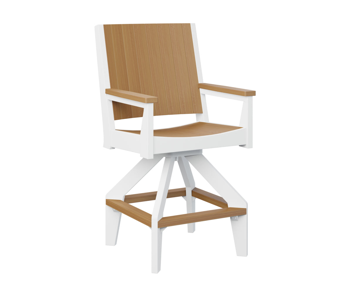 Berlin Gardens Mayhew Chat Swivel Bar Chair