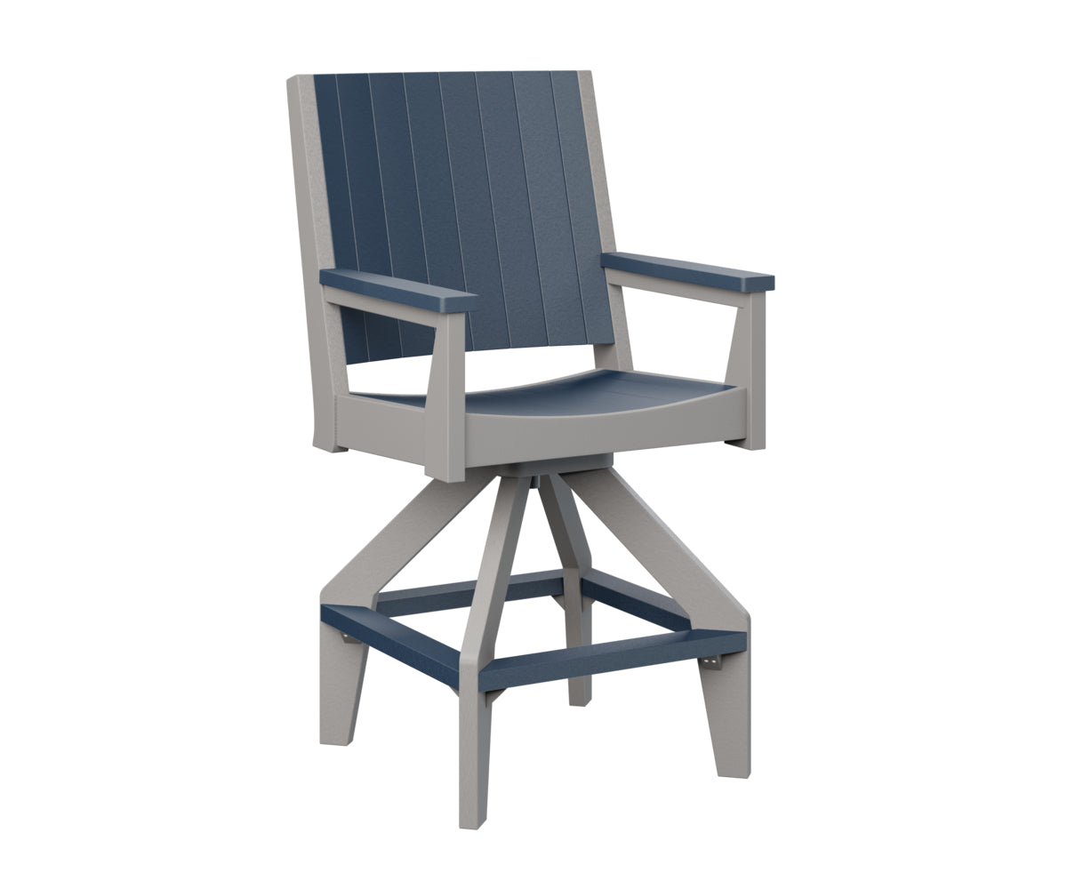 Berlin Gardens Mayhew Chat Swivel Bar Chair