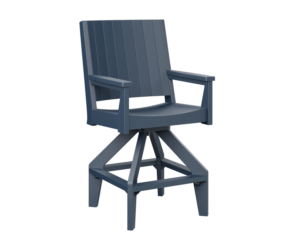 Berlin Gardens Mayhew Chat Swivel Bar Chair
