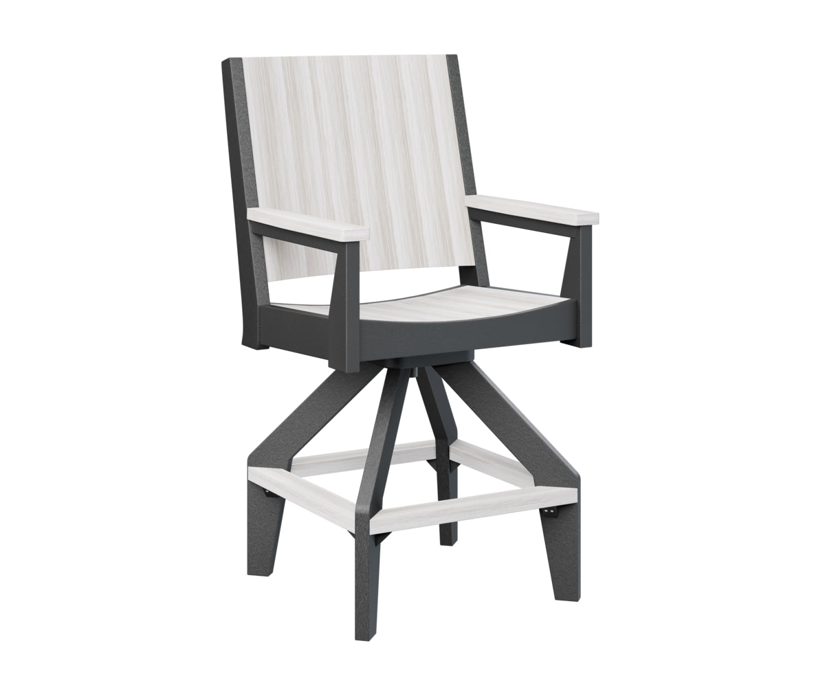 Berlin Gardens Mayhew Chat Swivel Bar Chair