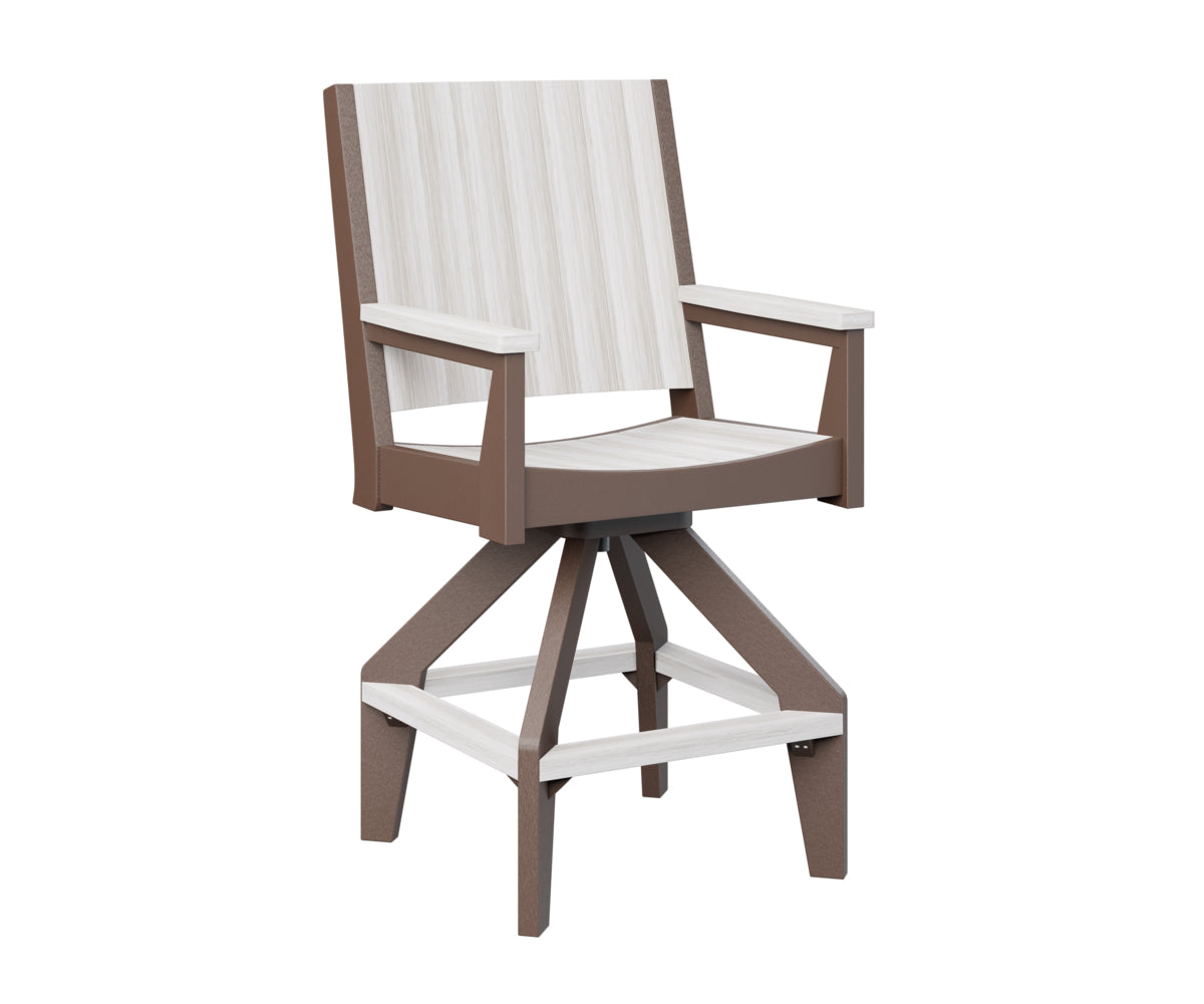 Berlin Gardens Mayhew Chat Swivel Bar Chair