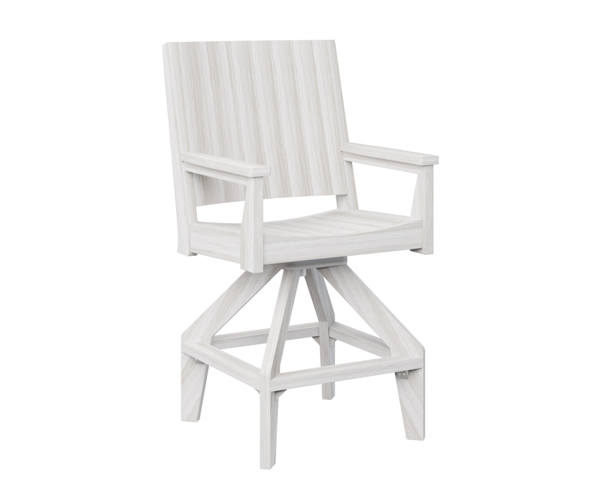 Berlin Gardens Mayhew Chat Swivel Bar Chair
