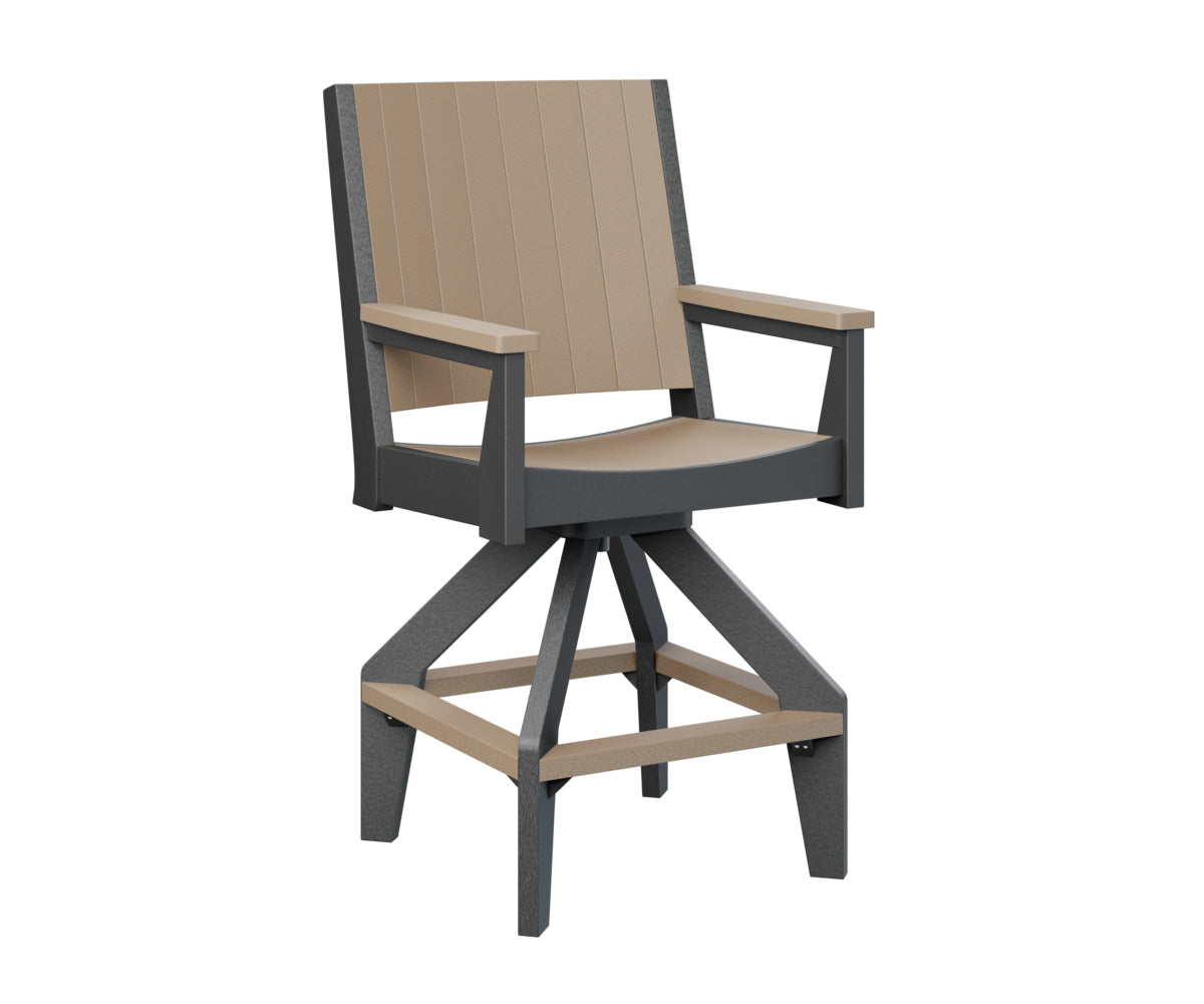 Berlin Gardens Mayhew Chat Swivel Bar Chair