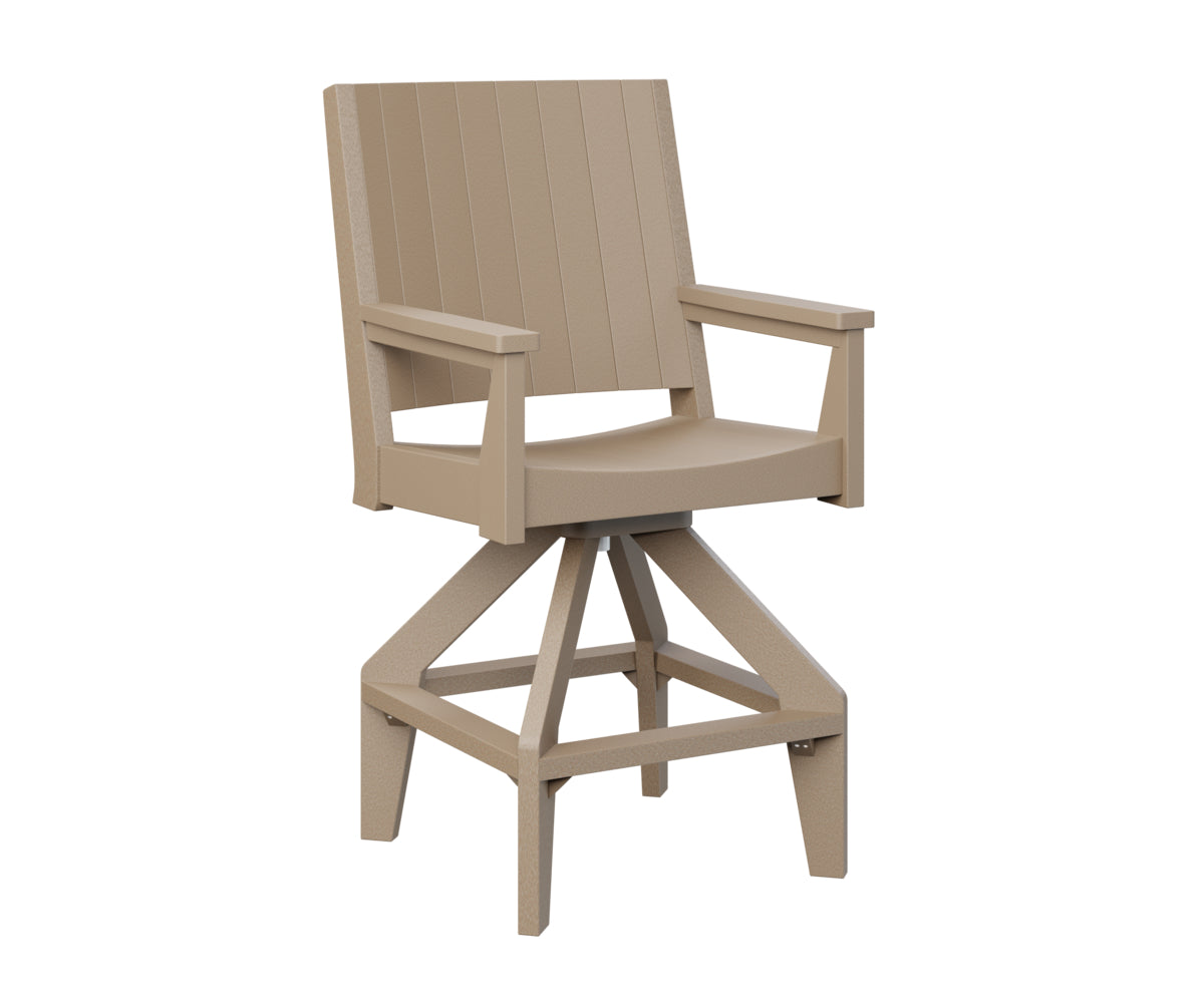 Berlin Gardens Mayhew Chat Swivel Bar Chair
