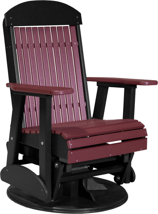 LuxCraft 2' Classic Swivel Glider Amish Yard