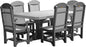 LuxCraft 4' x 6' Rectangle Table Set #2