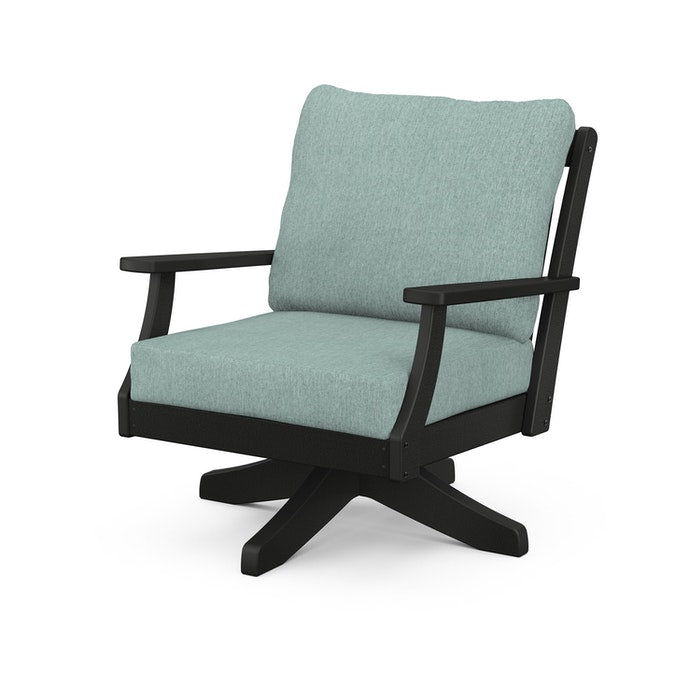 POLYWOOD Braxton Deep Seating Swivel Chair