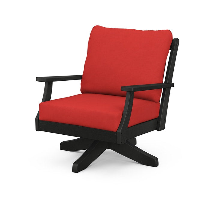 POLYWOOD Braxton Deep Seating Swivel Chair