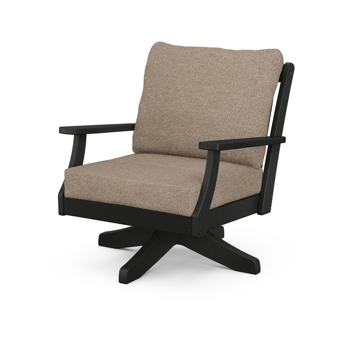 POLYWOOD Braxton Deep Seating Swivel Chair