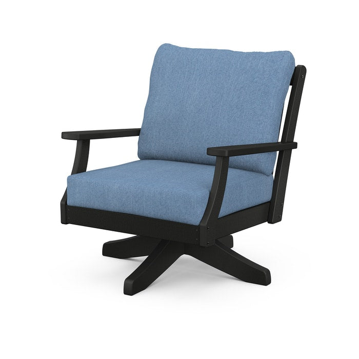 POLYWOOD Braxton Deep Seating Swivel Chair