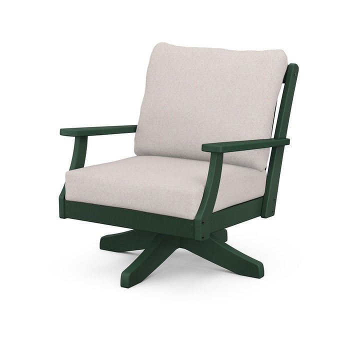 POLYWOOD Braxton Deep Seating Swivel Chair