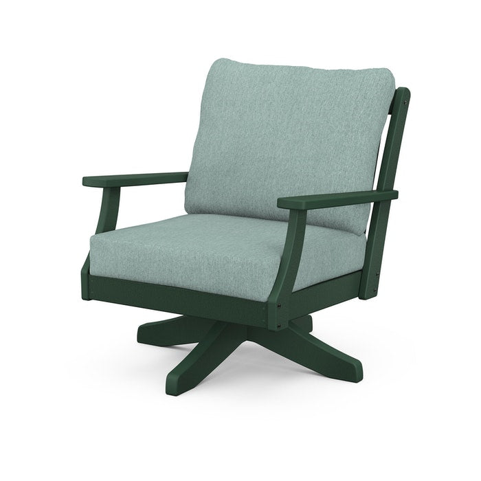 POLYWOOD Braxton Deep Seating Swivel Chair
