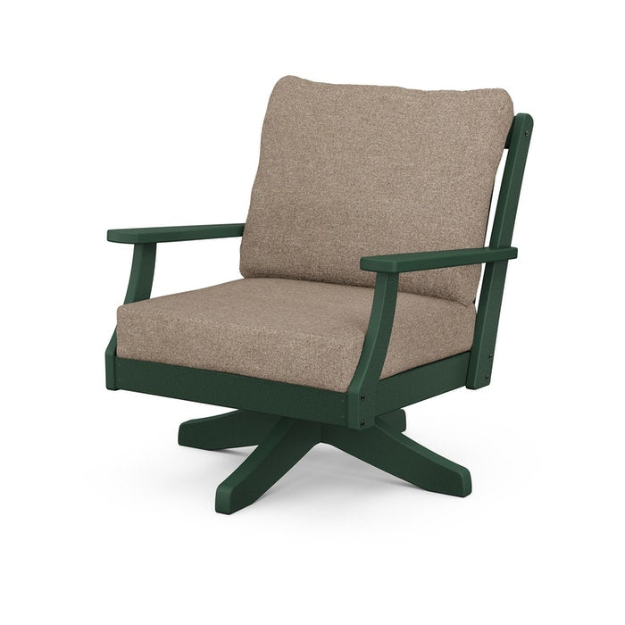 POLYWOOD Braxton Deep Seating Swivel Chair
