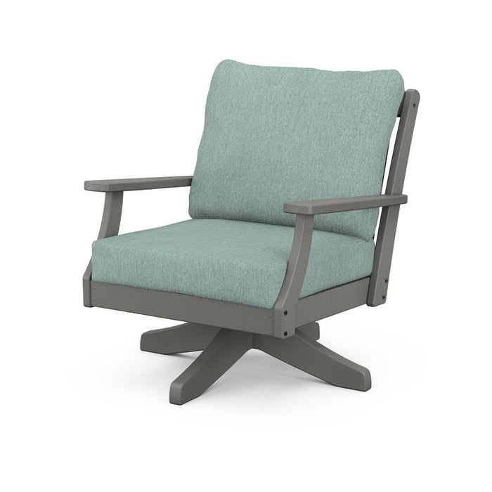 POLYWOOD Braxton Deep Seating Swivel Chair