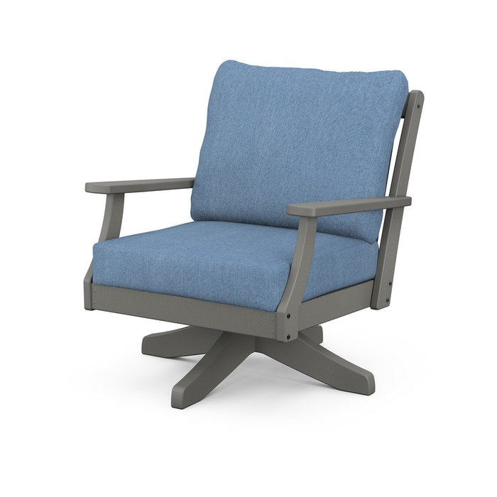 POLYWOOD Braxton Deep Seating Swivel Chair