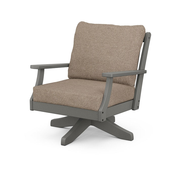 POLYWOOD Braxton Deep Seating Swivel Chair