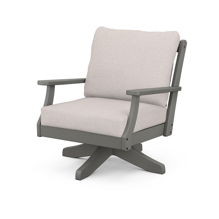 POLYWOOD Braxton Deep Seating Swivel Chair