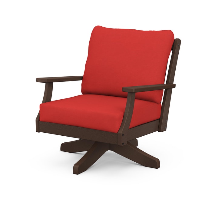 POLYWOOD Braxton Deep Seating Swivel Chair