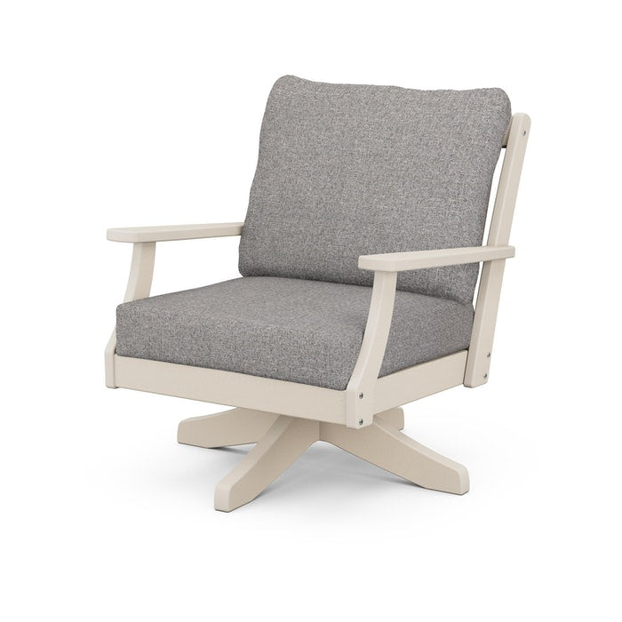 POLYWOOD Braxton Deep Seating Swivel Chair