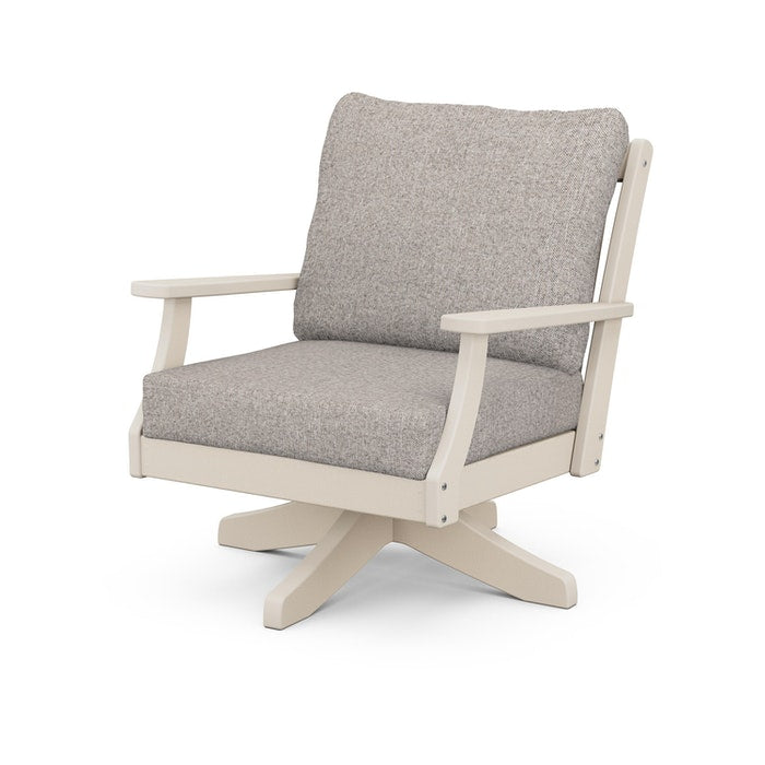 POLYWOOD Braxton Deep Seating Swivel Chair