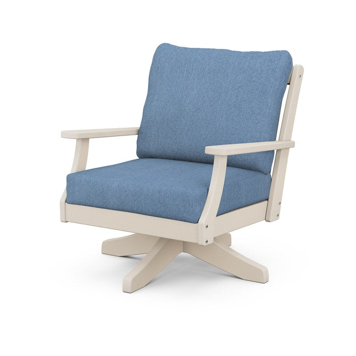 POLYWOOD Braxton Deep Seating Swivel Chair