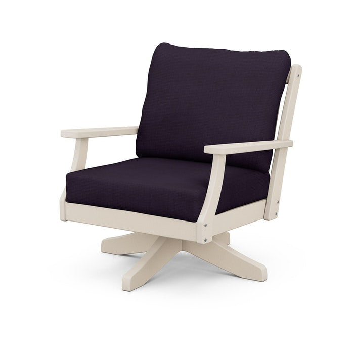 POLYWOOD Braxton Deep Seating Swivel Chair