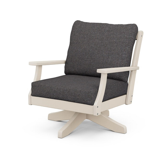 POLYWOOD Braxton Deep Seating Swivel Chair