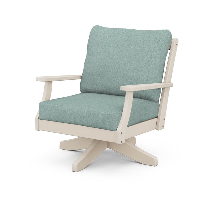 POLYWOOD Braxton Deep Seating Swivel Chair